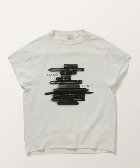 DC-0461  ペンシルプリントTEE　TOPGREY