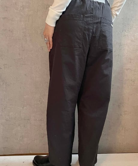 tsukinowa TP056 コットンストレッチのイージーパンツ　BLACK