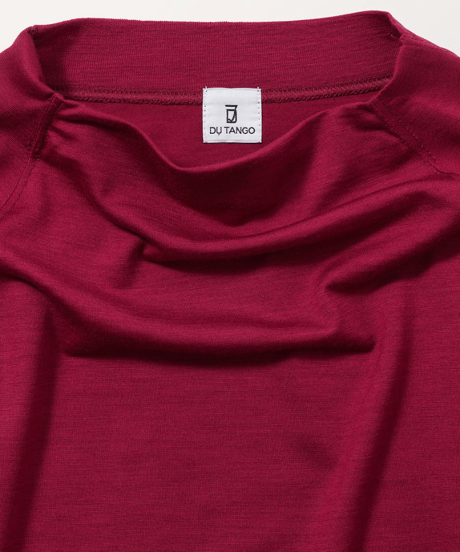 2025AW　DU TANGO　DC-0653　ウール天竺ラグランTEE　TOP GREY
