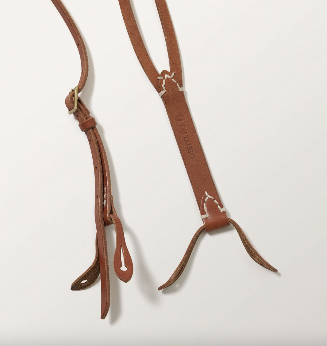 ブラウンレザーサスペンダー スカリー レザー サスペンダー（ブラウン）/Scully Leather