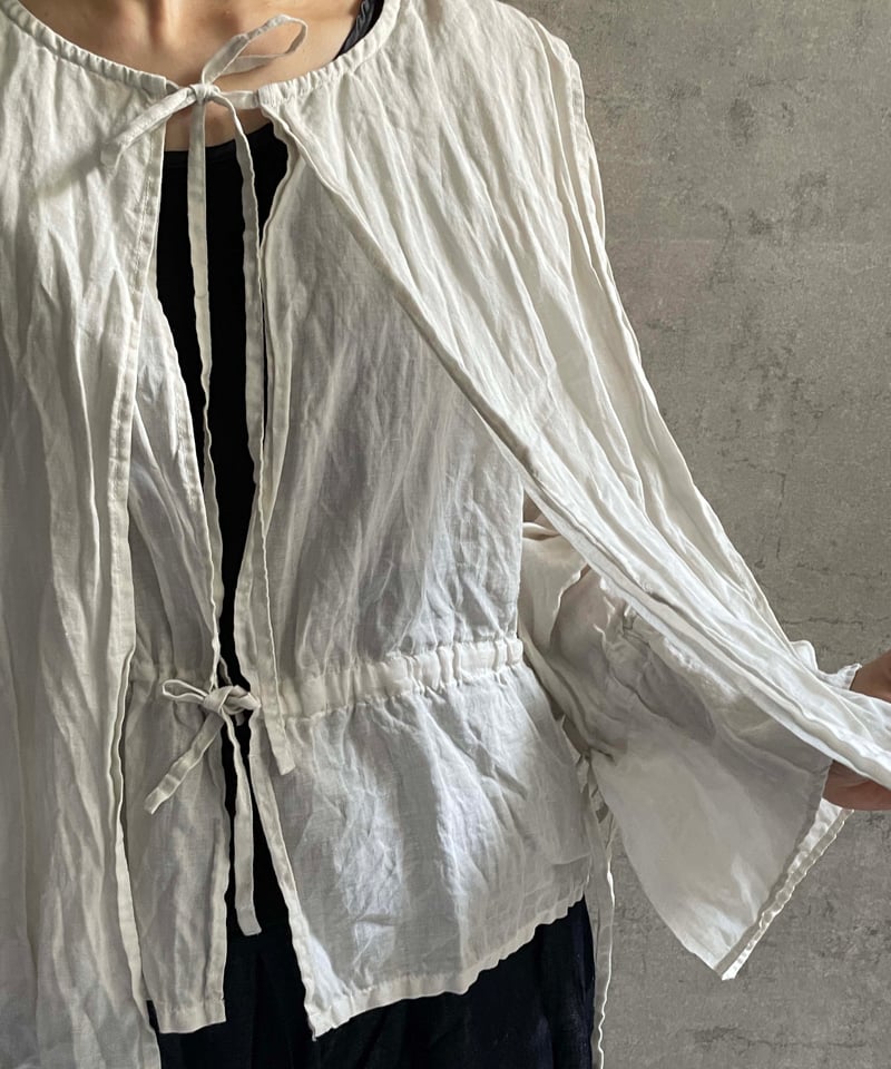 Gauze# G1106 キュリアス2WAYブラウス FADE GREY | Le8ème ル