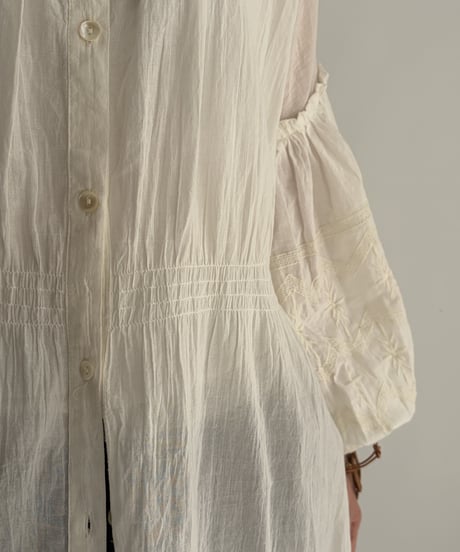 「tsukinowa手拭いプレゼント」tsukinowa TIA001 ときめきseries ワンピース 　OffWhite