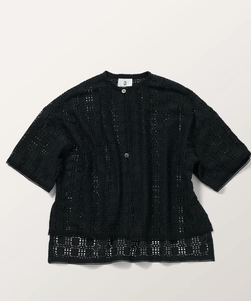 DS-0161 メッシュレースシャツ BLACK | Le8ème ルイチェム｜オンライン