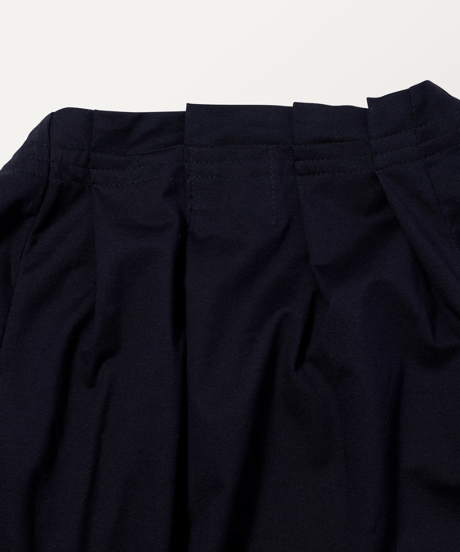 2025SS DU TANGO  DC-0751　ネックプリーツジャージワンピース 2カラー　NAVY