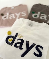 ＜SPOT企画！6月上旬入荷＞  DC-0162 DAYS TEE  3color