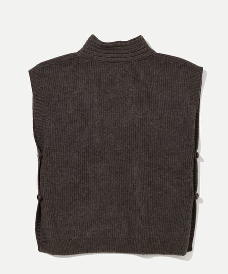DU TANGO DK-0243 Vネックオープンベスト MUSTARD