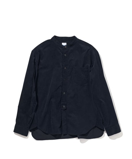 TS-0263　コーデユロイスタンドカラーシャツ　 BRICK