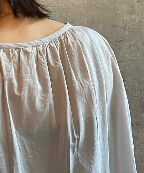 made in Japan   FABRIQUE en planète terre　261-115　ローン七分袖トップス　グレージュ