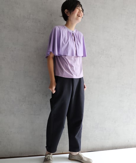 ★tsukinowa  　TT123　前後で着れるスクエアフリルTee・ピンク