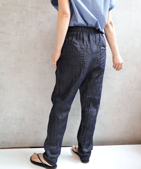 (g)グラム　g328　ライトデニムテーパードパンツ・INDIGO