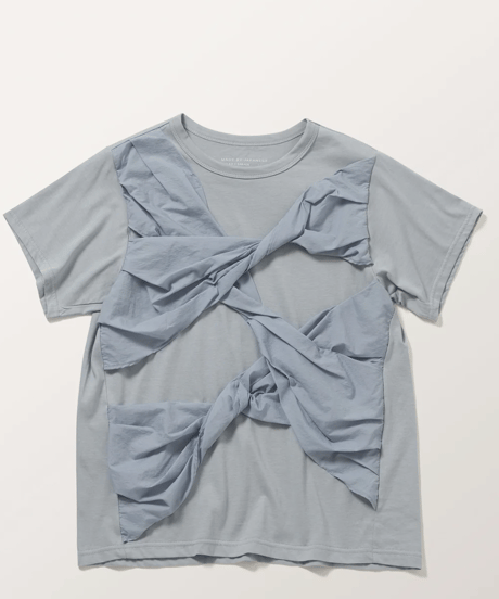 DC-0661　クロススカーフTEE　SAX