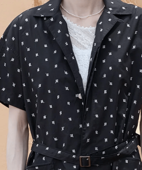 DU TANGO　DC-0551　フロントレースTEE　NAVY