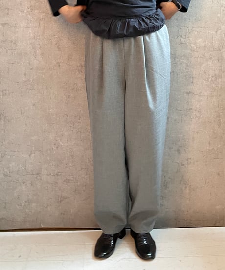 (g)グラム　g538　シーズンレス イージー パンツ GRAY