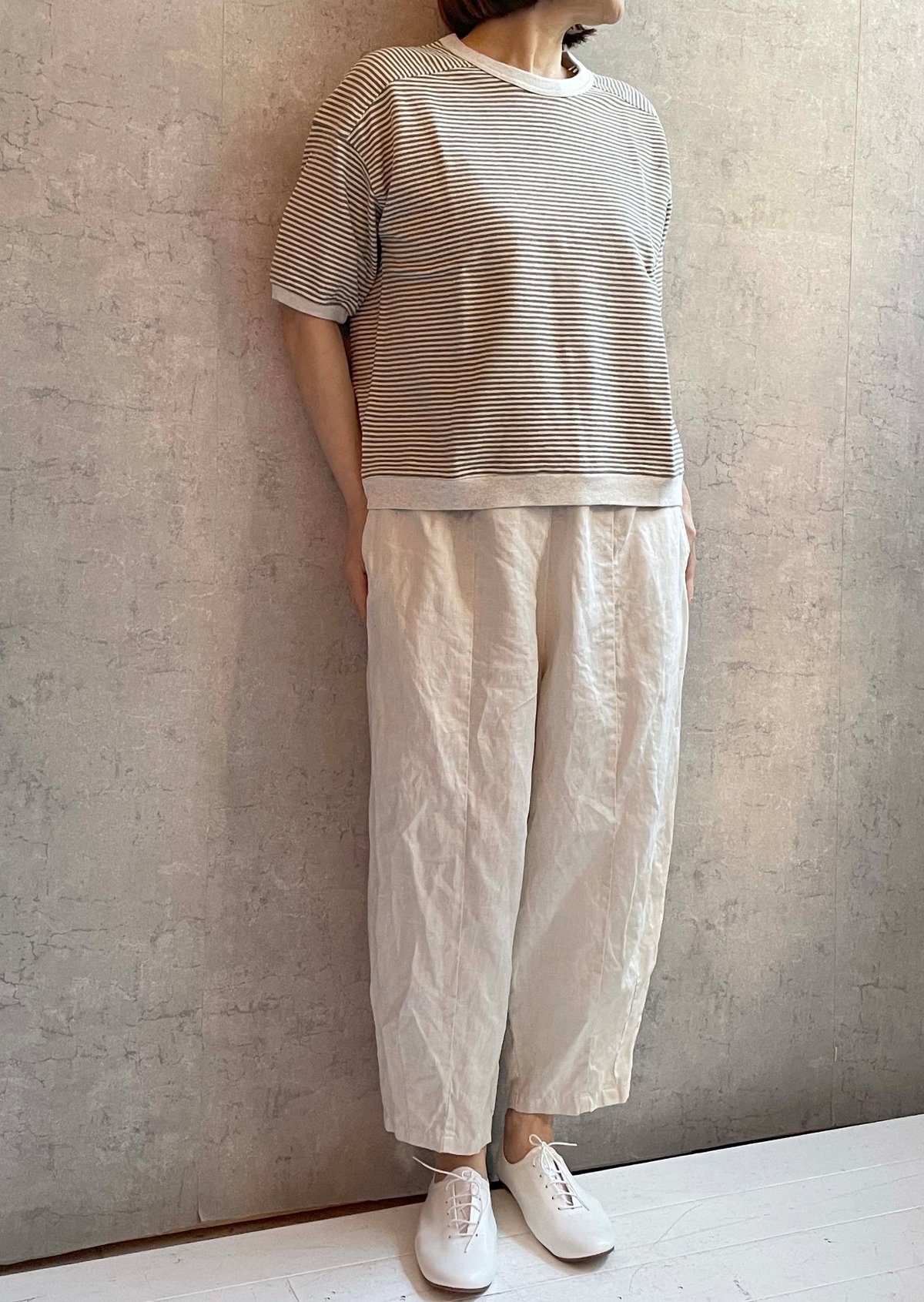☆Gauze# G1046 ナチュラルドライリネンチャーリーパンツ KINARI | Le8è