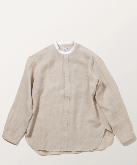 2025SS tannossa TS-0251　リネンクレリックシャツ　MOCA