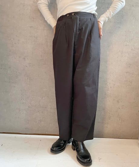 tsukinowa TP056 コットンストレッチのイージーパンツ　BLACK