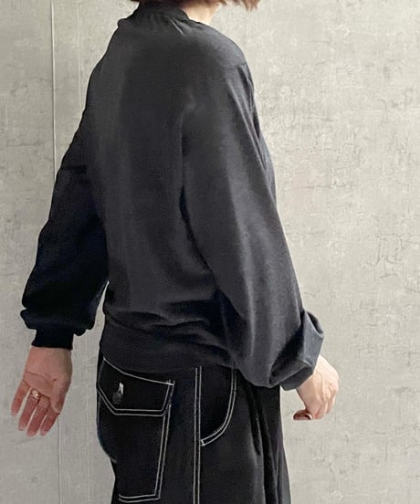 MANON  MNN-C-169 　WOOLギャザープルオーバー　GREY