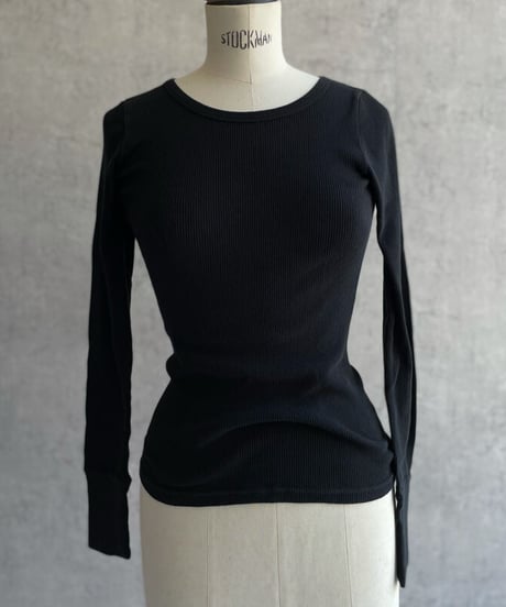 FABRIQUÉ n planète terre  　221-040　basic long sleeve　リブ長袖シャツ　２色