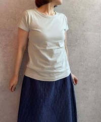 FABRIQUE en planète terre 　251-005 ベーシッククルーネックTEE　アイスグリーン