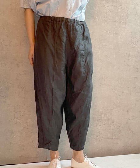 ★Gauze# G1046 ナチュラルドライリネンチャーリーパンツ KINARI