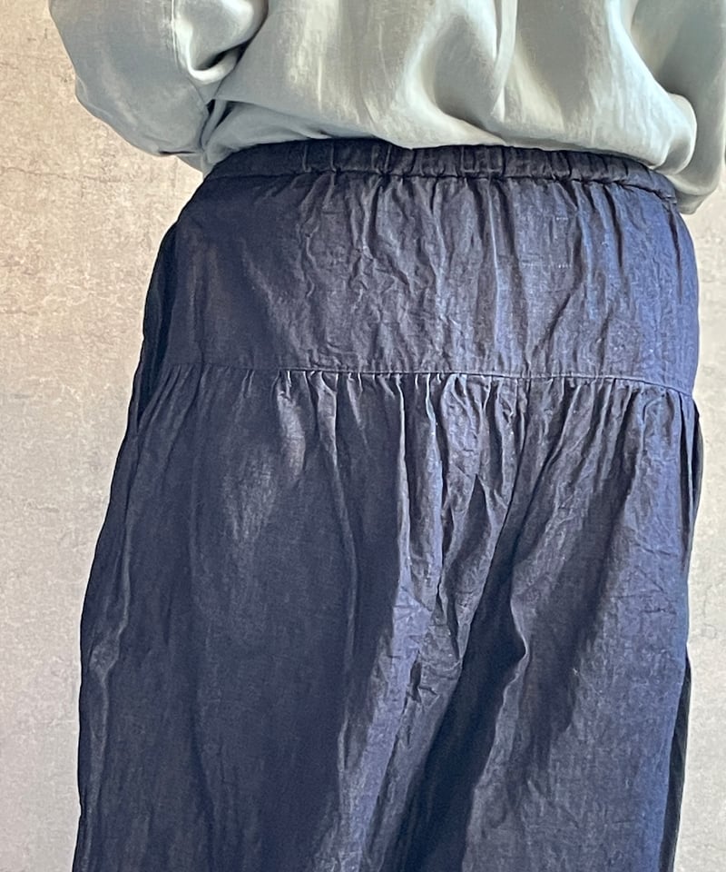 Gauze# G763 インディゴクリムトパンツ(basic) INDIGO | Le8èm