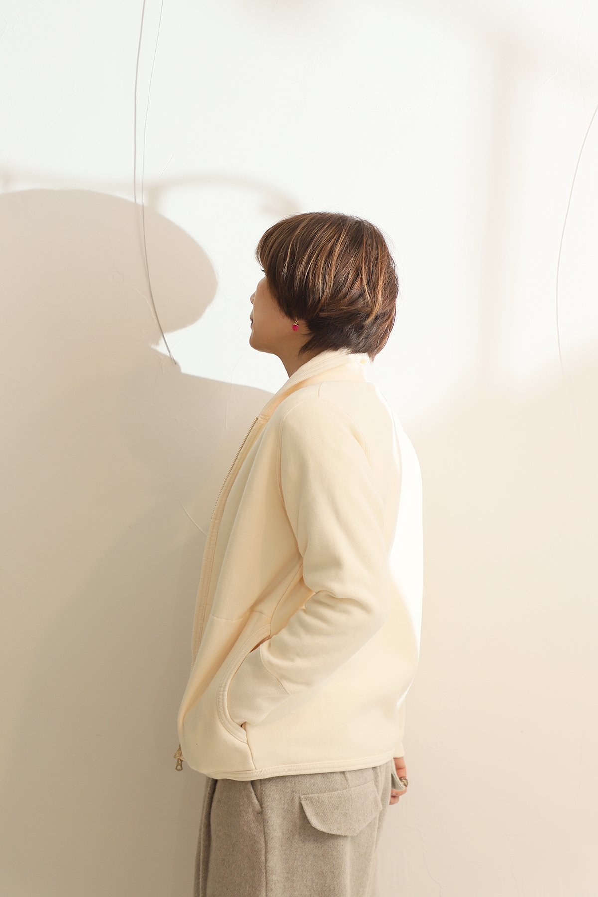 FABRIQUE en planète terre ショールカラーダブルジップ FABRIQUE en planète terre ショールカラーダブルジップ