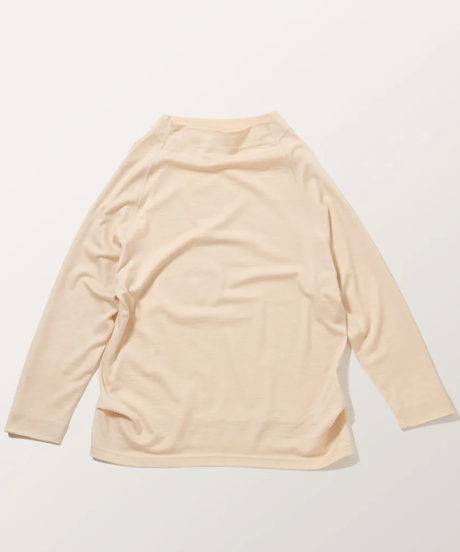 2025AW　DU TANGO　DC-0653　ウール天竺ラグランTEE　TOP GREY