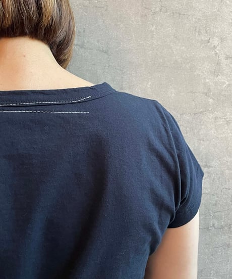 FABRIQUE en planète terre 　251-005 ベーシッククルーネックTEE　ダークネイビー