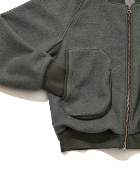 DC-0663　テリーナップブルゾン　 CHARCOAL