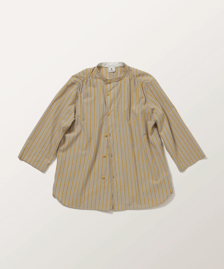 DS-0461　ベーカーシャツ　YELLOW STRIPE