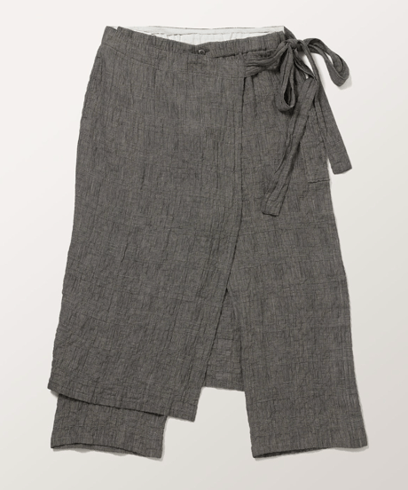 DP-0561　シェフラップパンツ　GREN CHECK