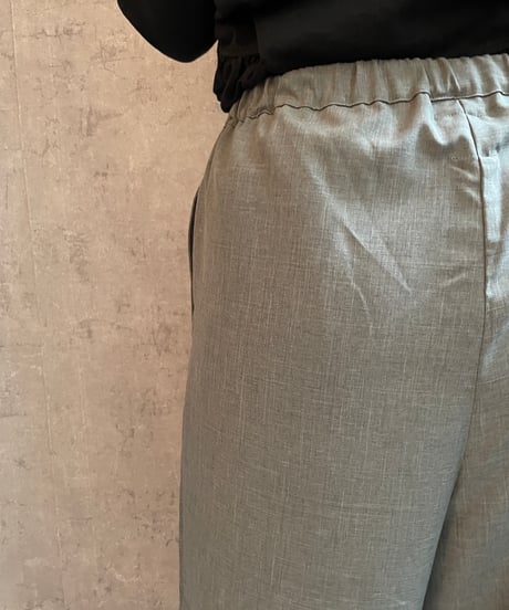 (g)グラム　g538　シーズンレス イージー パンツ GRAY