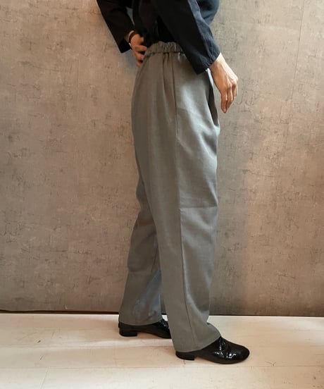 (g)グラム　g538　シーズンレス イージー パンツ GRAY