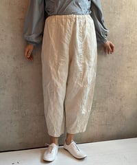 ★Gauze# G1046 ナチュラルドライリネンチャーリーパンツ KINARI