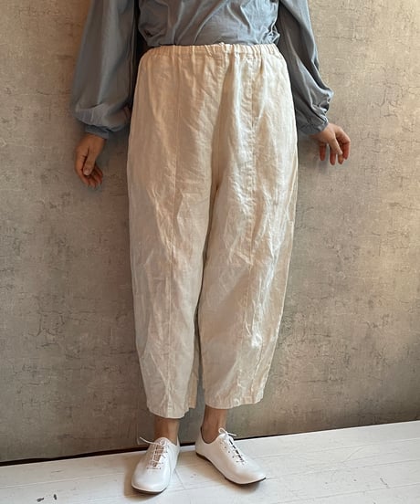 ★Gauze# G1046 ナチュラルドライリネンチャーリーパンツ KINARI