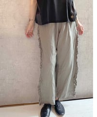 Gauze# G1106 リネンヴィスコースヴィヴィアンパンツ　GRAY