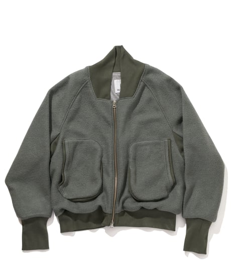DC-0663　テリーナップブルゾン　 CHARCOAL