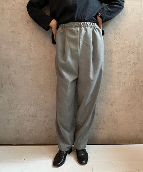(g)グラム　g538　シーズンレス イージー パンツ GRAY