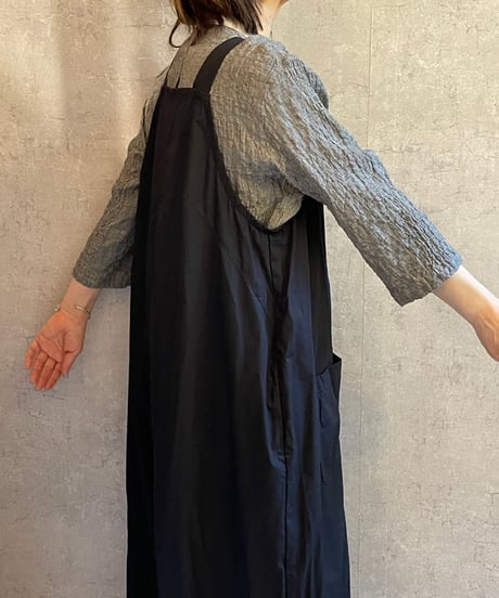LABORATORY　LA467　レイバーサロペット　ブラック