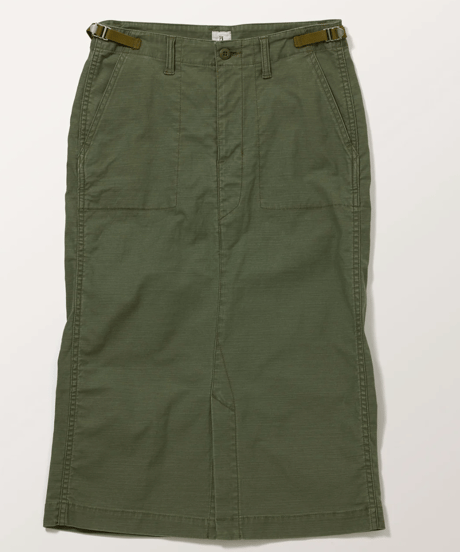 DB-0261　ミリタリースカート　ARMY GREEN