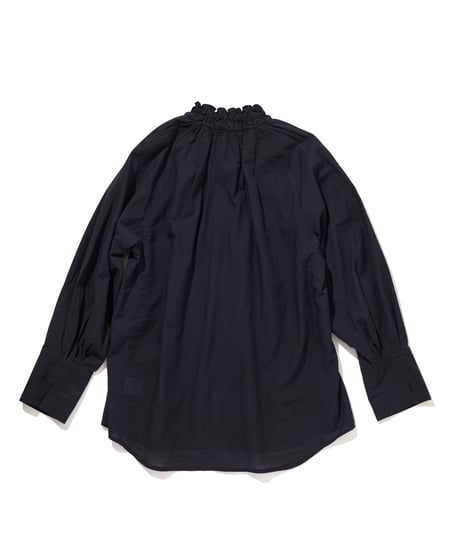 DS-0263　ネックシャーリングシャツ　NAVY