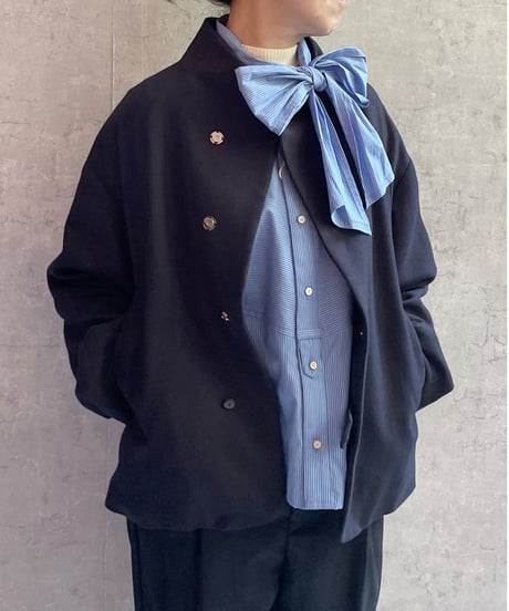 2025AW　DU TANGO　DA-0253　カルゼスウェードジャケット　NAVY