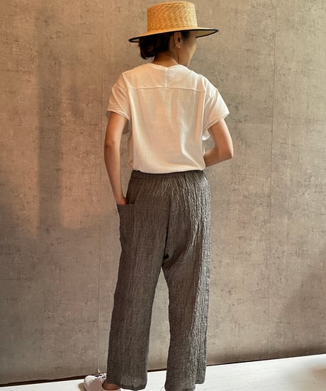 DP-0561　シェフラップパンツ　GREN CHECK