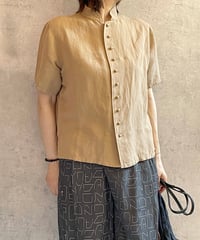 In trace(イントレース）kurumi button shirt　MOCA