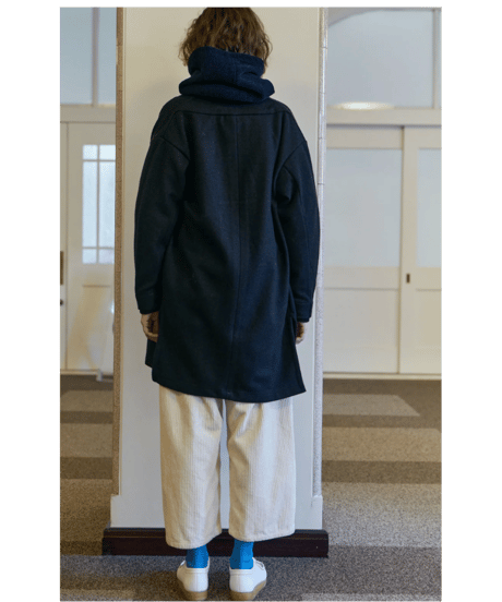 2025AW　DU TANGO　DC-0753　ウールパイルコート　DARK NAVY