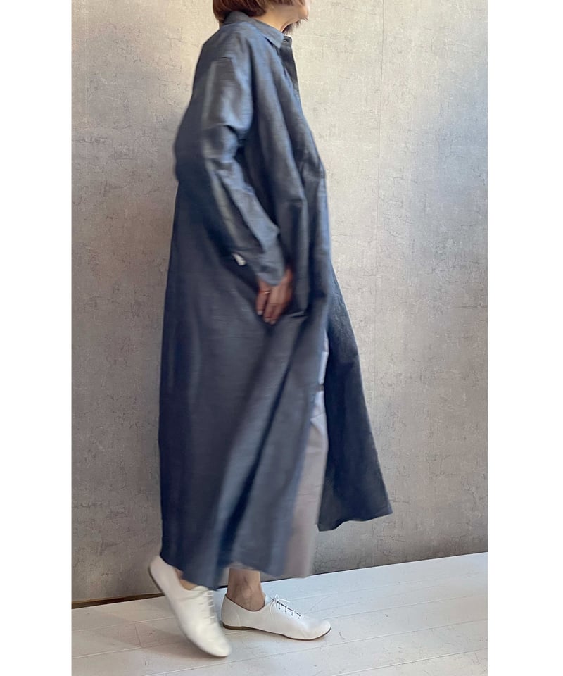 Hands of creation 1510108 C/Lダンガリータックシャツワンピース