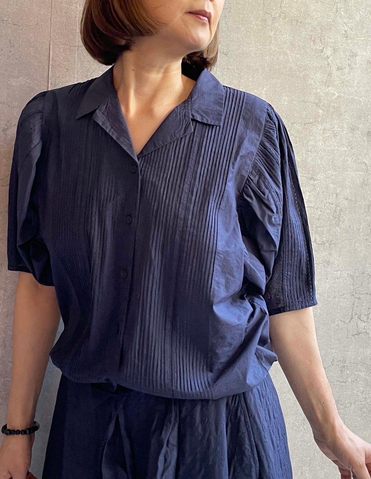 アンティークレースブラウス Gauze#//ANTIQUE LACE FRILL 2WAY BLOUSE/アンティークレース