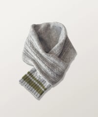 DG-0263　ベビーアルパカマフラー　  LIGHT GREY