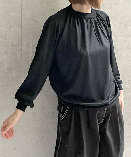 MANON  MNN-C-169 　WOOLギャザープルオーバー　GREY
