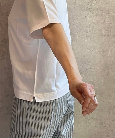 made in Japan   FABRIQUE en planète terre 　251−013　WIDE BASIC SHORT SLEEVE TEE　WHITE